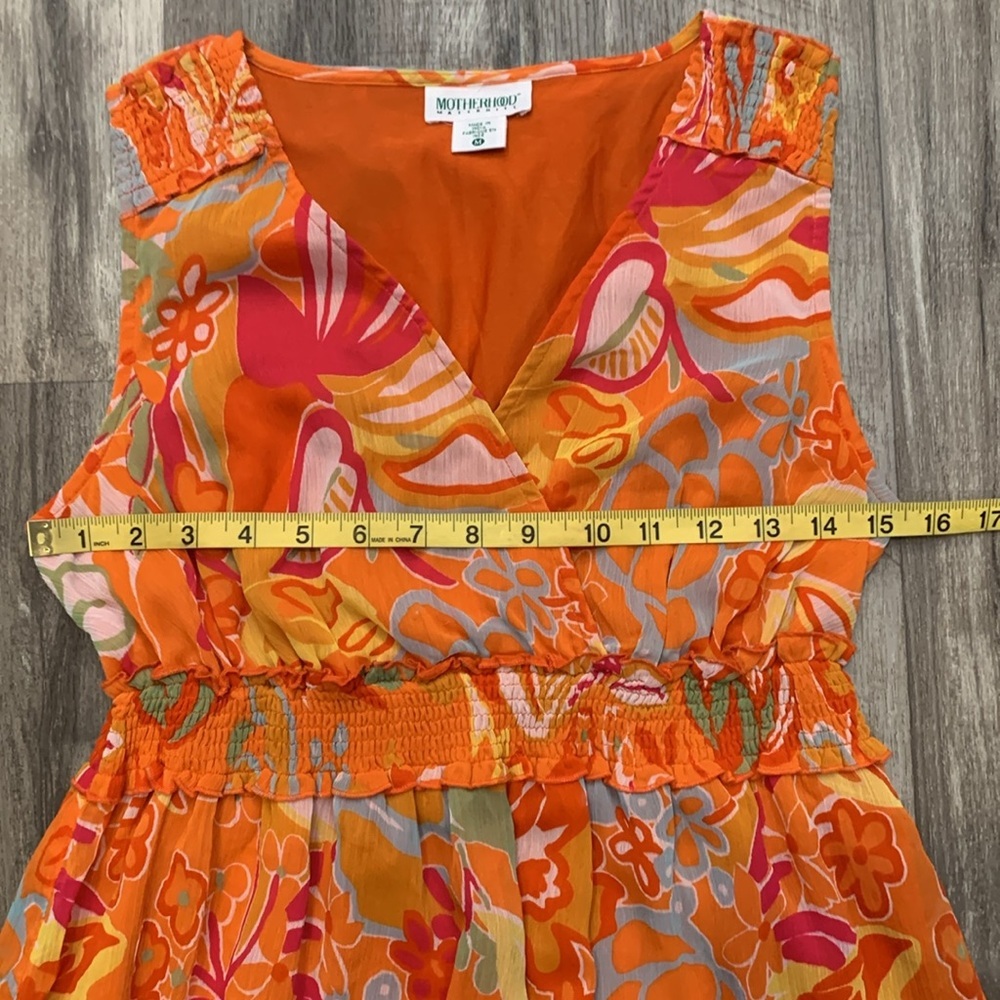 Motherhood Maternity Medium Midi Sunshine Floral Dress - Picture 5 of 10